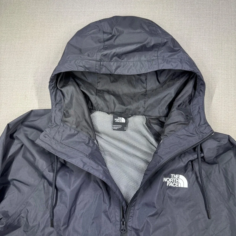 The North Face Mens Antora Rain Hoodie Black Dryvent Size Medium